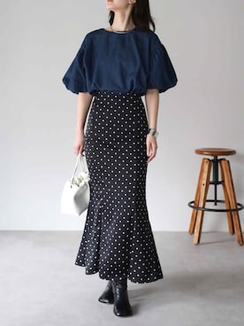 「PREFERIR（プレフェリール）のアイテム」を使った、PREFERIR_webさん（レディース・162cm）の夏コーディネート