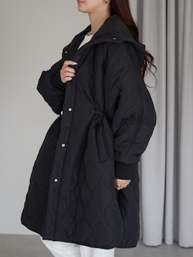 「アイテム（ダウンジャケット/コート）」を使った、PREFERIR_webさん（レディース・162cm・20代）の秋コーディネート