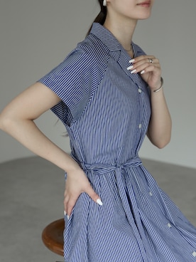 「アイテム（シャツワンピース）」を使った、PREFERIR_webさん（レディース・162cm）の夏コーディネート