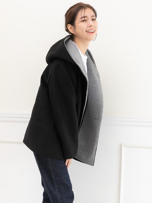 SCOTCH&SODA】☆ウール混ダブルブレストピーコート☆