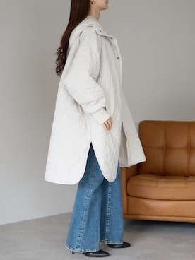 「PREFERIR（プレフェリール）のアイテム（ダウンジャケット/コート）」を使った、PREFERIR_webさん（レディース・162cm）の冬コーディネート