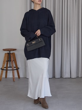 「フード」｜PREFERIR_webさん（レディース・162cm）の秋コーディネート