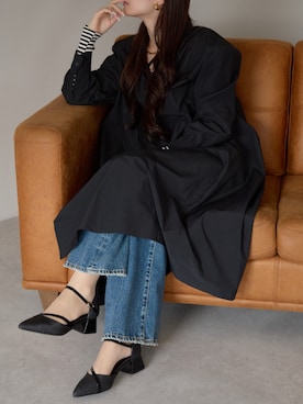 「パンプス 黒」｜PREFERIR_webさん（レディース・162cm）の秋コーディネート