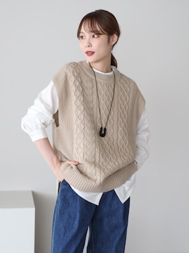 「PREFERIR（プレフェリール）のアイテム」を使った、PREFERIR_webさん（レディース・162cm）の秋コーディネート