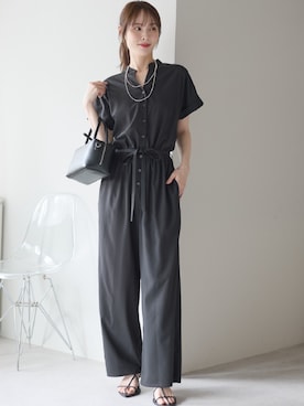 「PREFERIR（プレフェリール）のアイテム」を使った、PREFERIR_webさん（レディース・162cm）の夏コーディネート