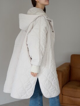 「PREFERIR（プレフェリール）のアイテム（ダウンジャケット/コート）」を使った、PREFERIR_webさん（レディース・162cm）の冬コーディネート