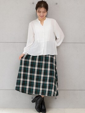 「スカートコーデ」｜PREFERIR_webさん（レディース・160cm）の秋コーディネート