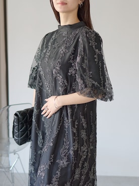 「Aラインワンピース」｜PREFERIR_webさん（レディース・162cm）の冬コーディネート