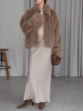 「アイテム（その他アウター）」を使った、PREFERIR_webさん（レディース・162cm・20代）の秋コーディネート