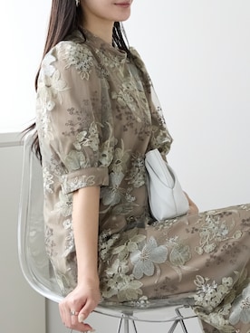 「アイテム（クラッチバッグ）」を使った、PREFERIR_webさん（レディース・162cm）の夏コーディネート
