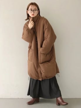 「ダウンコート」｜PREFERIR_webさん（レディース・169cm・20代）の秋コーディネート