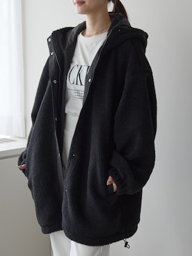「ボアパーカー」｜PREFERIR_webさん（レディース・162cm）の秋コーディネート