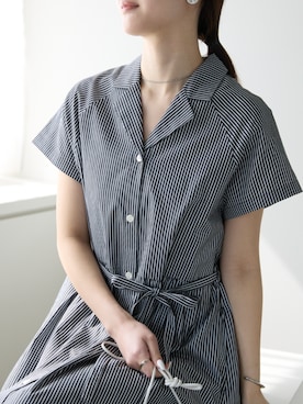 「アイテム（シャツワンピース）」を使った、PREFERIR_webさん（レディース・162cm・20代）の夏コーディネート