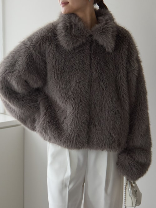 セール】ファーブルゾン ショートコート（その他アウター）｜PREFERIR