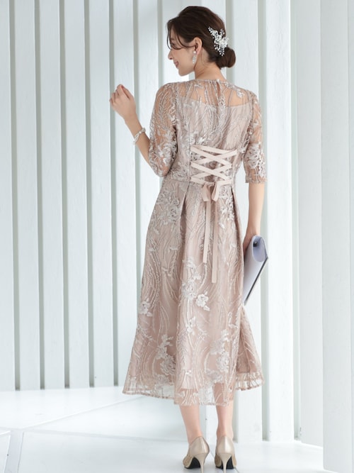 BCBGmaxazria 02 刺繍 レース ドレス BCBGmaxazria 02 刺繍