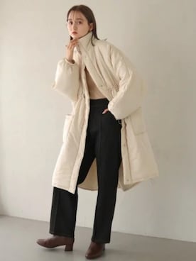 「ダウンコート」｜PREFERIR_webさん（レディース・169cm・20代）の秋コーディネート