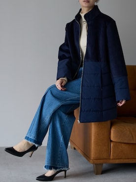 「アイテム（その他アウター）」を使った、PREFERIR_webさん（レディース・162cm・20代）の秋コーディネート