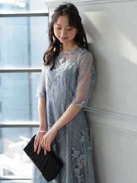「アイテム（ドレス）」を使った、PREFERIR_webさん（レディース・163cm）の夏コーディネート