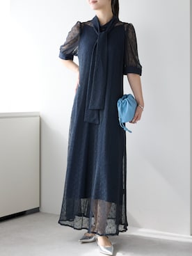 「アイテム（ドレス）」を使った、PREFERIR_webさん（レディース・162cm）の夏コーディネート