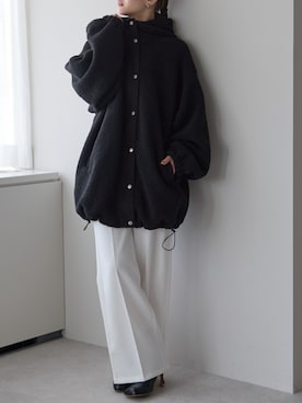 「アイテム（その他アウター）」を使った、PREFERIR_webさん（レディース・162cm・20代）の冬コーディネート