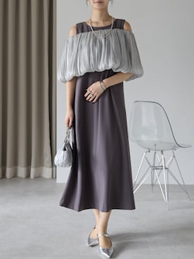 「アイテム（ワンピース/ドレス）」を使った、PREFERIR_webさん（レディース・162cm・20代）の秋コーディネート