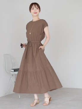「PREFERIR（プレフェリール）のアイテム」を使った、PREFERIR_webさん（レディース・162cm）の夏コーディネート