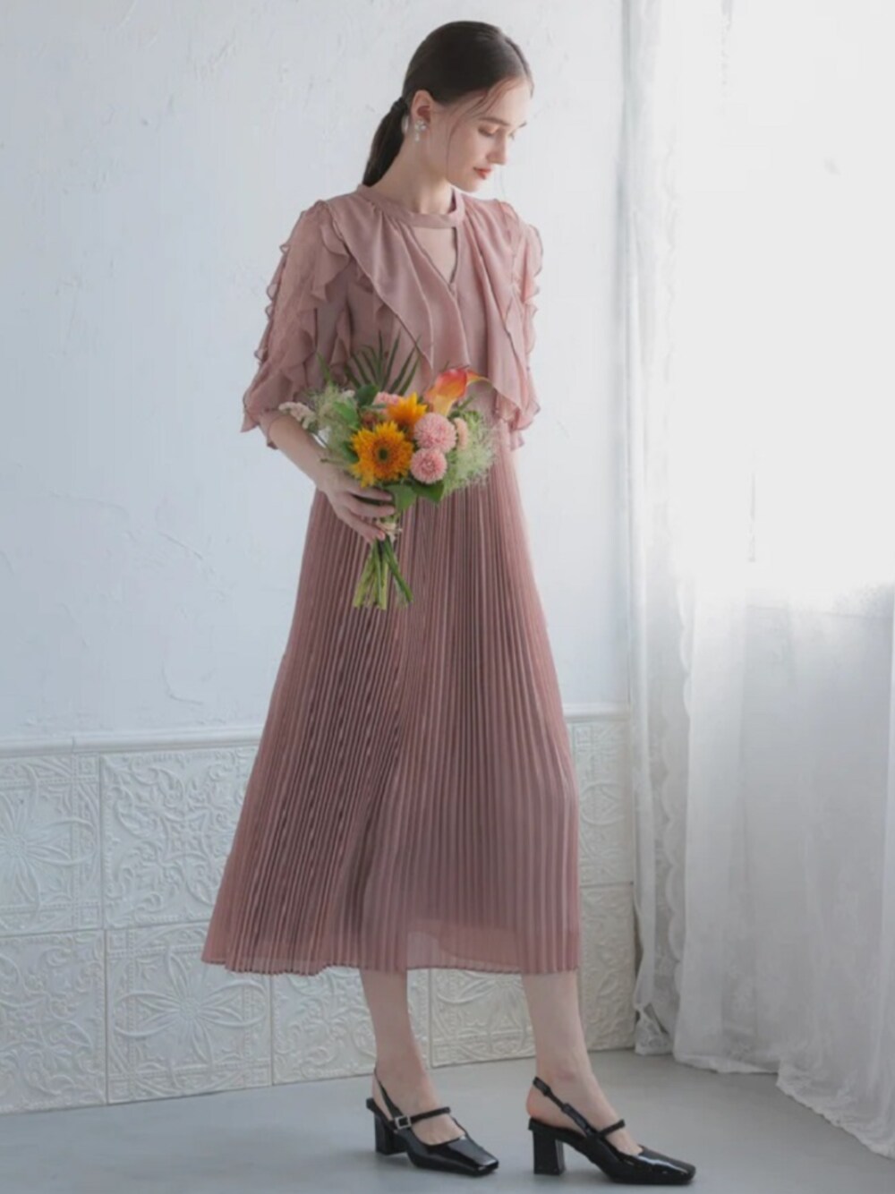 PREFERIR（プレフェリール）の「キーホールネック 結婚式 パーティー 