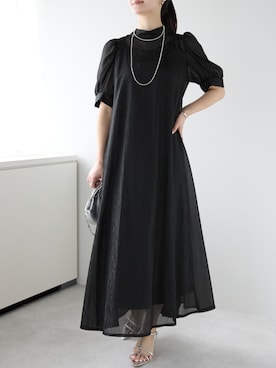 「アイテム（ドレス）」を使った、PREFERIR_webさん（レディース・162cm）の夏コーディネート