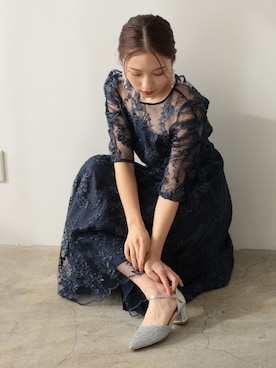 「パーティー」｜PREFERIR_webさん（レディース・163cm）の冬コーディネート