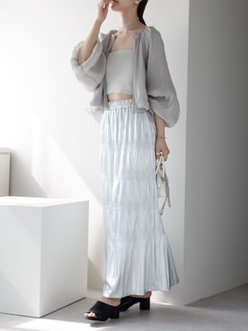 「PREFERIR（プレフェリール）のアイテム（トップス）」を使った、PREFERIR_webさん（レディース・162cm）の春コーディネート