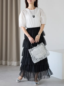 「Tシャツコーデ」｜PREFERIR_webさん（レディース・162cm）の冬コーディネート