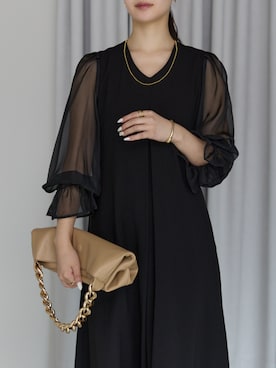 「アイテム（ワンピース/ドレス）」を使った、PREFERIR_webさん（レディース・162cm・20代）の秋コーディネート