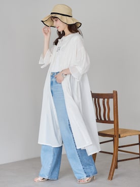 「PREFERIR（プレフェリール）のアイテム」を使った、PREFERIR_webさん（レディース・162cm）の夏コーディネート