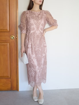 「アイテム（ドレス）」を使った、PREFERIR_webさん（レディース・163cm・20代）の冬コーディネート