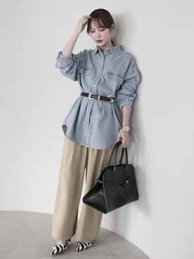 「PREFERIR（プレフェリール）のアイテム」を使った、PREFERIR_webさん（レディース・162cm）の秋コーディネート