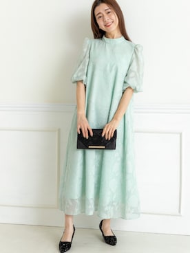 「アイテム（ドレス）」を使った、PREFERIR_webさん（レディース・162cm）の秋コーディネート