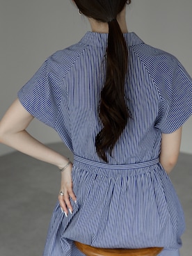 「アイテム（シャツワンピース）」を使った、PREFERIR_webさん（レディース・162cm）の夏コーディネート