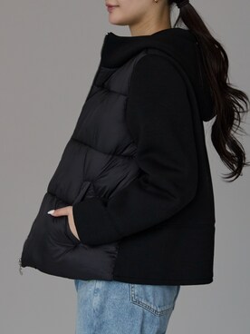 「PREFERIR（プレフェリール）のアイテム（ダウンジャケット/コート）」を使った、PREFERIR_webさん（レディース・162cm）の冬コーディネート