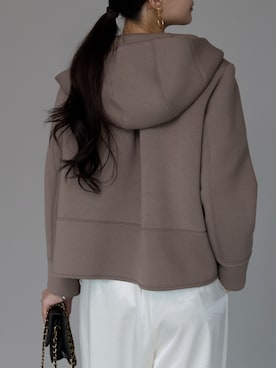 「アイテム（ダウンジャケット/コート）」を使った、PREFERIR_webさん（レディース・162cm・20代）の秋コーディネート