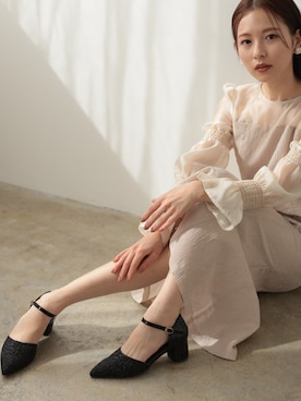 「パンプス 黒」｜PREFERIR_webさん（レディース・163cm）の秋コーディネート