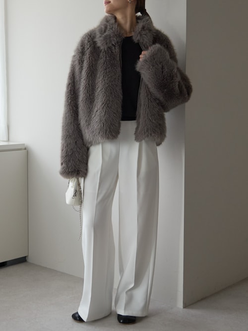 セール】ファーブルゾン ショートコート（その他アウター）｜PREFERIR