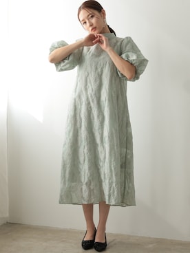 「アイテム（ドレス）」を使った、PREFERIR_webさん（レディース・163cm）の秋コーディネート