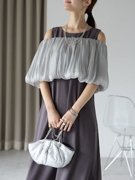 「アイテム（ワンピース）」を使った、PREFERIR_webさん（レディース・162cm）の秋コーディネート