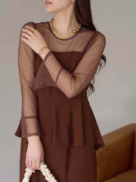 「パーティー」｜PREFERIR_webさん（レディース・162cm）の冬コーディネート