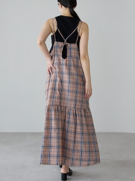 「キャミソールワンピース」｜PREFERIR_webさん（レディース・162cm）の夏コーディネート