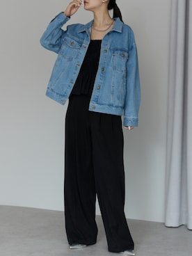 「30代コーデ」｜「アイテム（ジャケット/アウター）」を使った、PREFERIR_webさん（レディース・162cm）の夏コーディネート