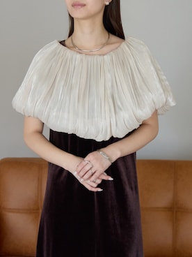 「アイテム（ドレス）」を使った、PREFERIR_webさん（レディース・162cm）の秋コーディネート