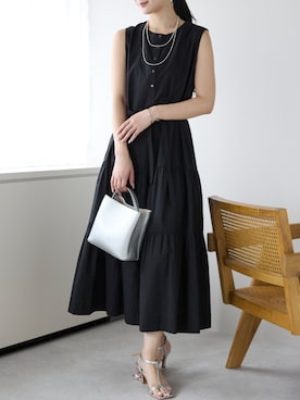 「PREFERIR（プレフェリール）のアイテム」を使った、PREFERIR_webさん（レディース・162cm）の夏コーディネート