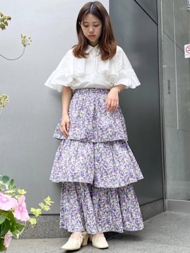 merry jenny 梅田店さん（レディース・154cm）の夏コーディネート