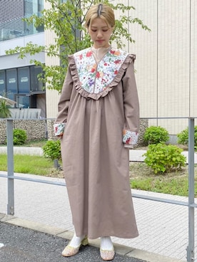 「アイテム（チュニック）」を使った、merry jenny 梅田店さん（レディース・154cm）の秋コーディネート